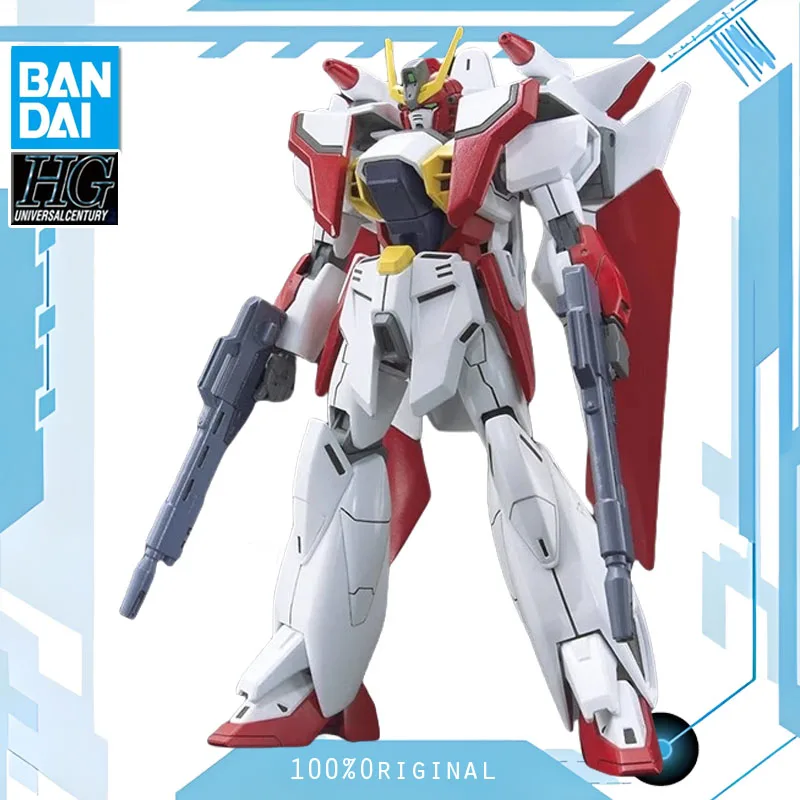 BANDAI-figuras de acción de plástico para niños, Kit de modelos de GUNDAM AIRMASTER Gundam, HG 1/144 GW-9800, Robot de calidad, regalo