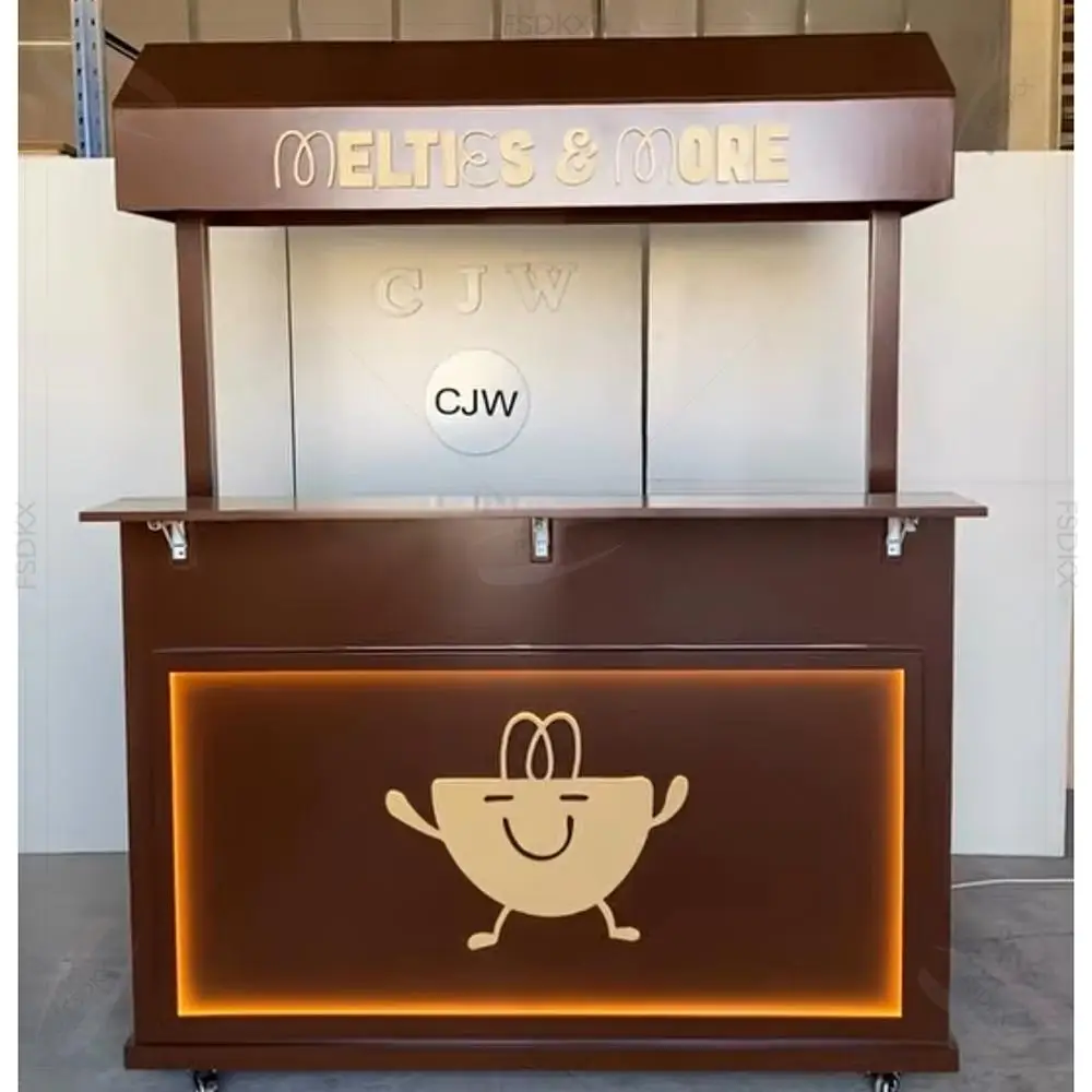 Dreamy Designed Candy Cart Decor Durable Dessert Bar for Wedding Party for Wholesale Pvc Acrylic Table