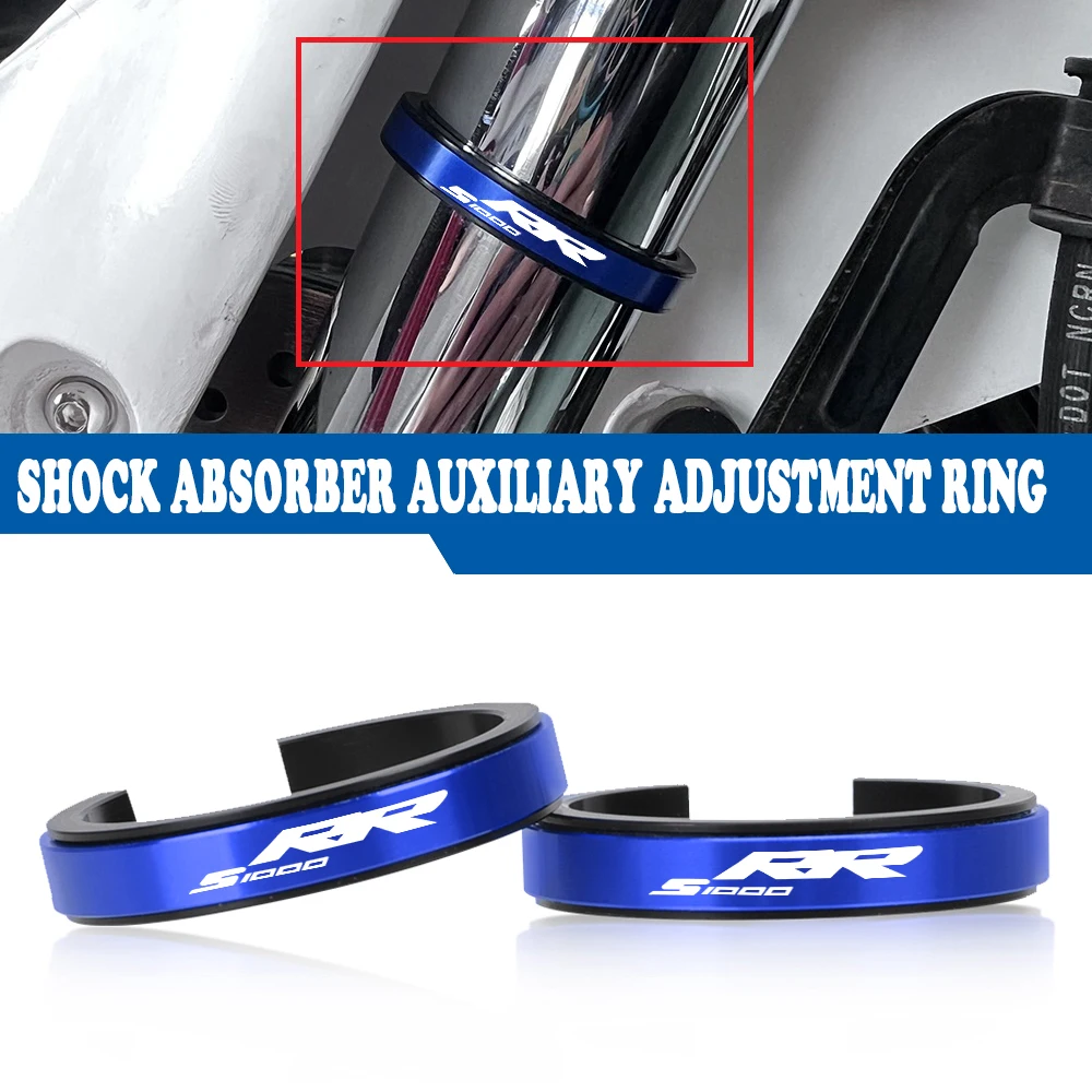 Piezas de motocicleta de 40-44mm, anillo de ajuste auxiliar de amortiguador CNC para BMW S1000RR S 1000 RR S1000 RR S 1000RR, accesorios