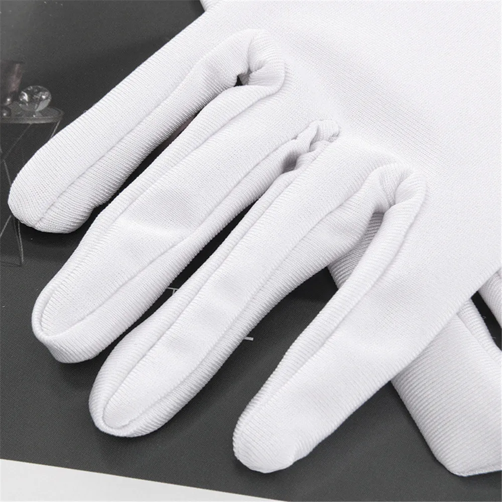 Super Thin Sun Protection Gloves Men Women Fashion Pure Color Etiquette Dance Gloves Elastic Cycling Driving Glove