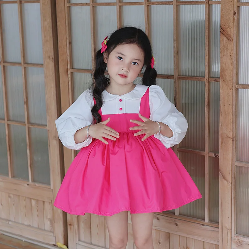

Original Girls' Long Sleeve Dress New Arrival Cute Daily Princess Cosplay Puffy Dress