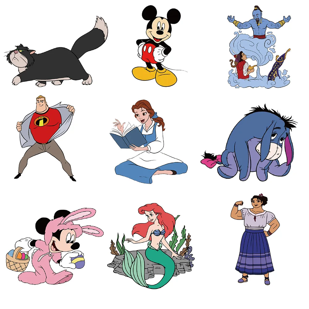 10/30/50/100 Uds Disney dibujos animados mezcla pegatinas de Anime monopatín DIY teléfono equipaje cuaderno lindo Graffiti pegatina calcomanías impermeables