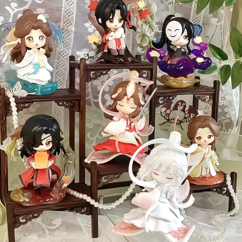 

Hot Heaven Official'S Blessing Grace Of Danqing Series Blind Box Kawaii Anime Figure Desktop Ornament Decoration Girls Gift