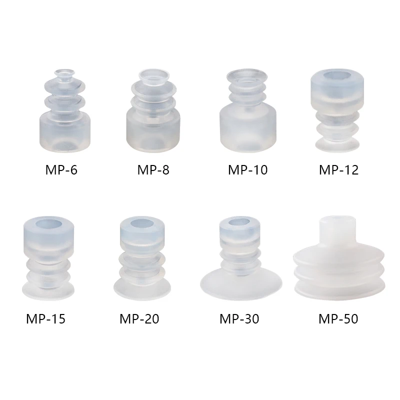 10pcs/lot Robotic Vacuum Suction Cup Three Layers MP-6 MP-8 MP-10 MP-12 MP-15 MP-20 MP-25 MP-30 MP-50