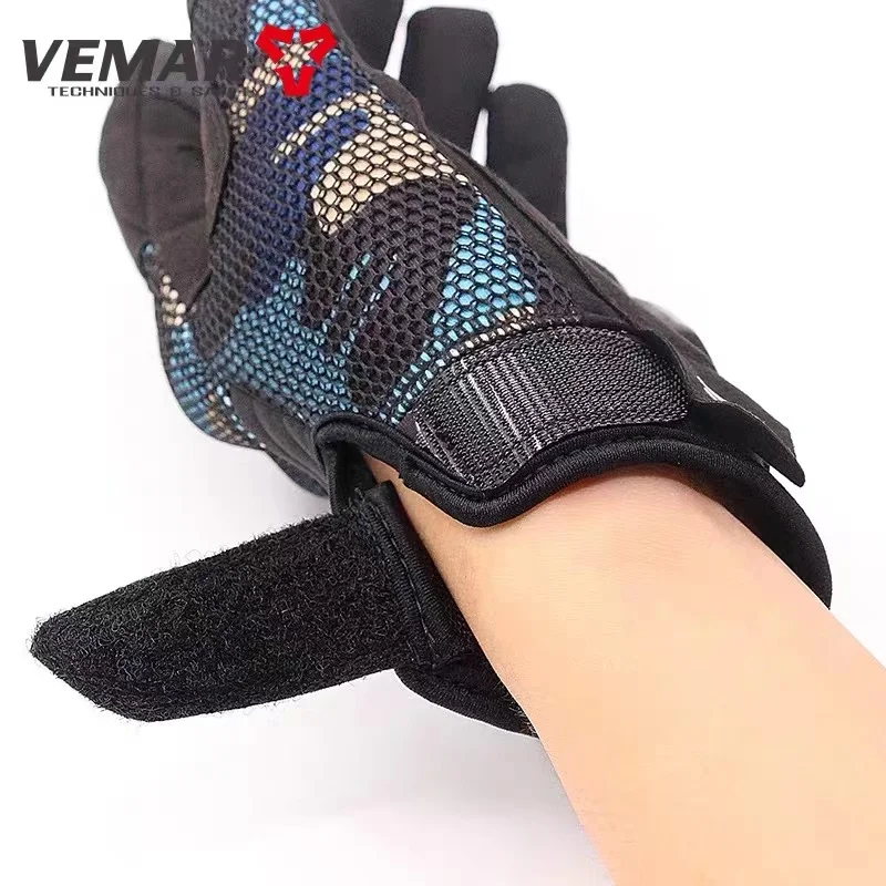 VEMAR Motorcycle Gloves Women Summer Mesh Motocross Guantes Man Motor Bike Touch Screen Anti-drop Motobike Golves Accessories