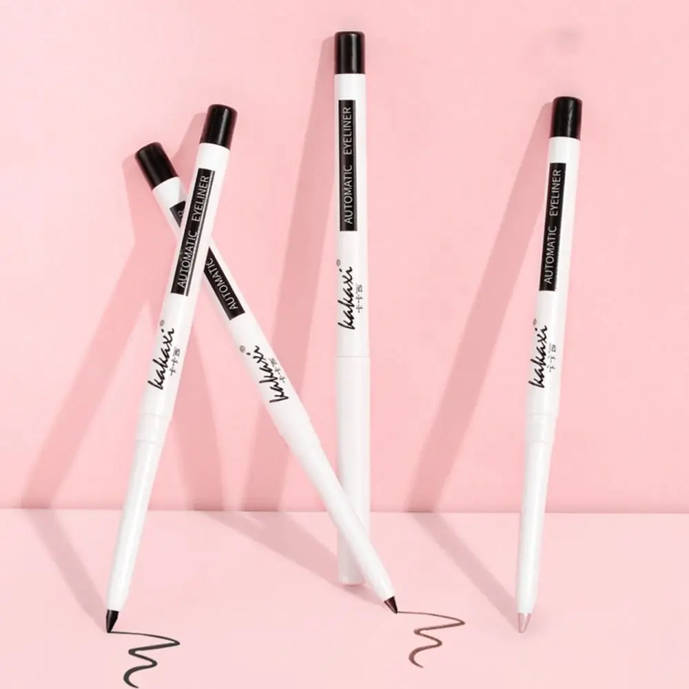 Matte Cosmetica Koreaanse Non-Smudge Waterdichte Natuurlijke Eyeliner Gel Potlood Liggend Zijderupsje Potlood Eyeliner Gel Pen Met Slijper