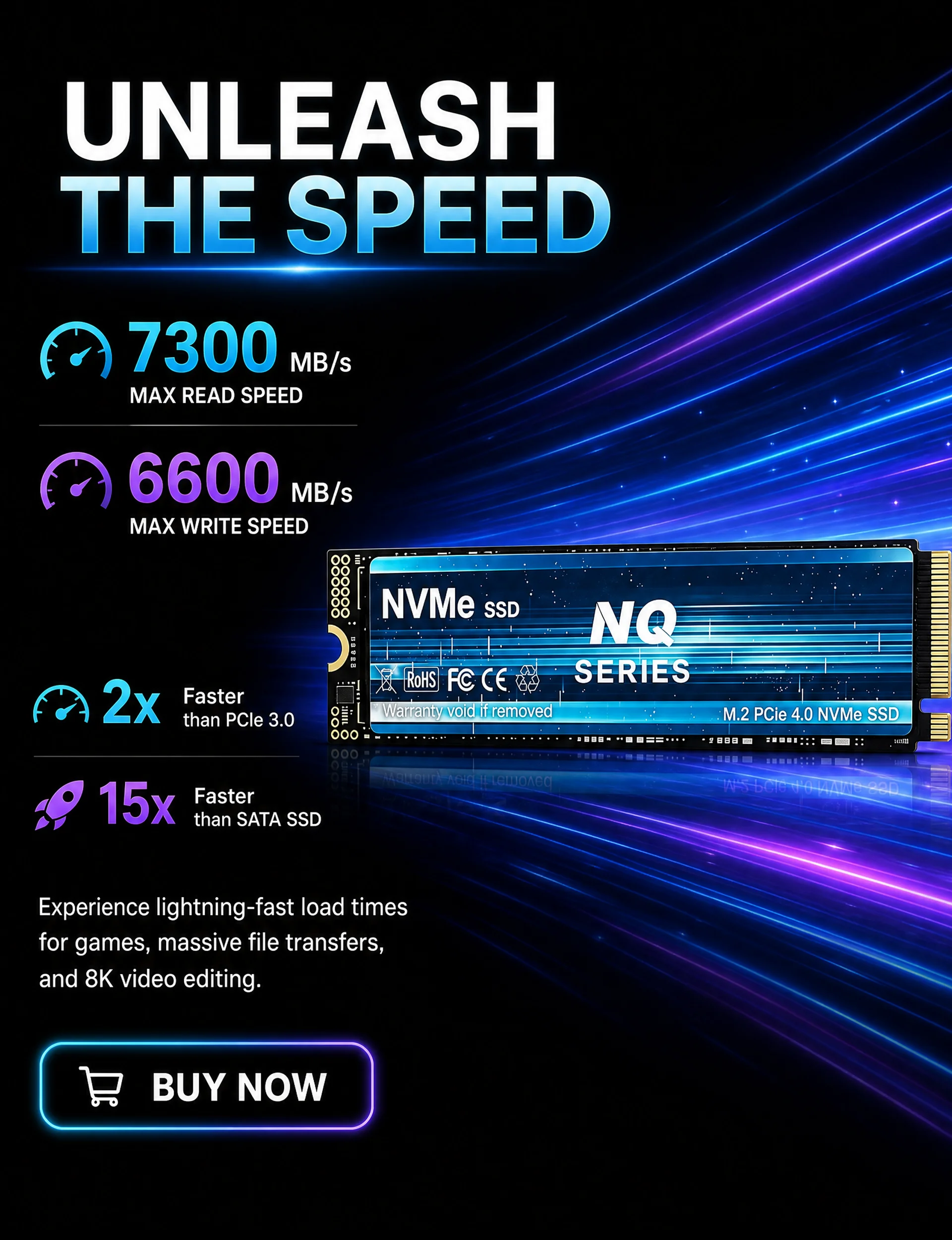 سلسلة NQ PCIe 4.0 NVMe M.2 SSD - مراجعة M.2 Nvme 4Tb Pcie 4.0 Ssd وسعره