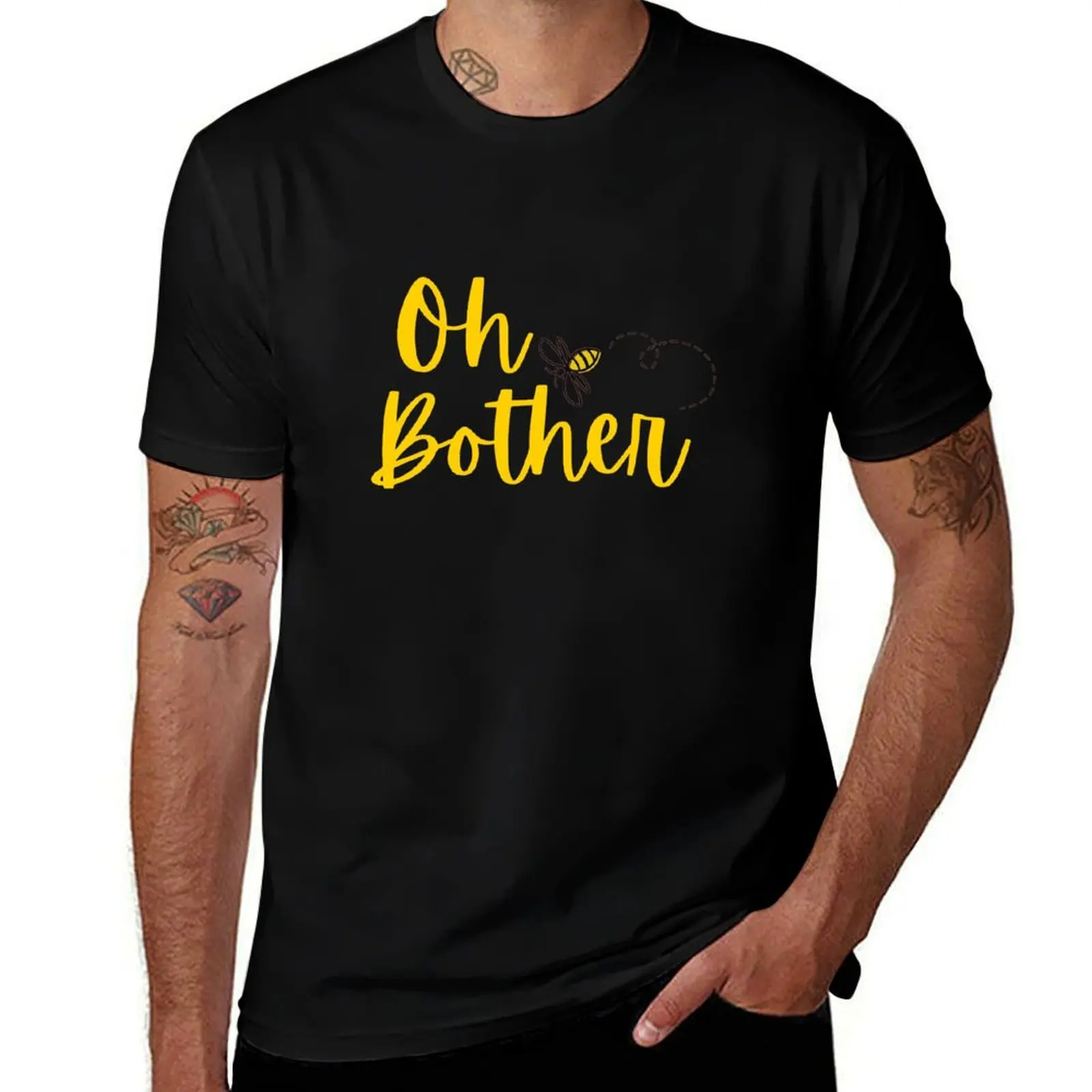 Oh Bother! T-Shirt aesthetic clothes sports fans street wear blacks men workout shirt