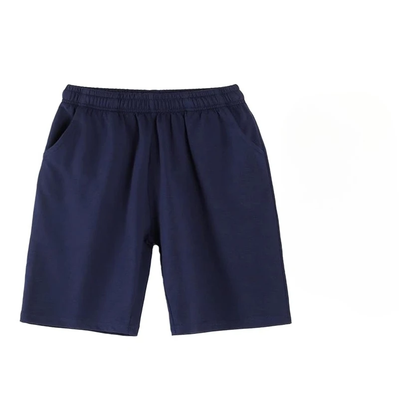 Pantaloncini sportivi in cotone da uomo estivi nuovi pantaloni a cinque quarti da uomo grigi casual larghi a tubo dritto