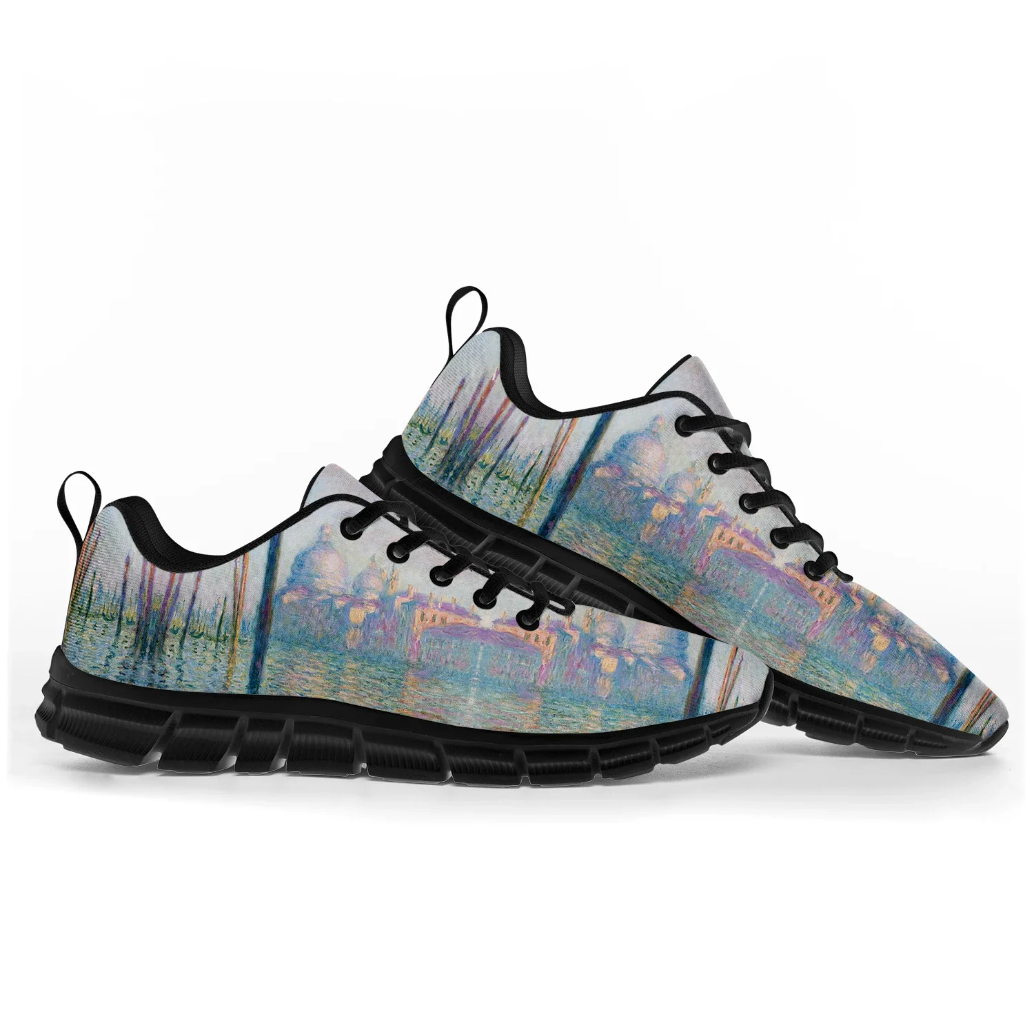 

Claude Monet Le Grand Canal Sports Shoes Mens Womens Customized Sneakers Casual High Quality Couple Black