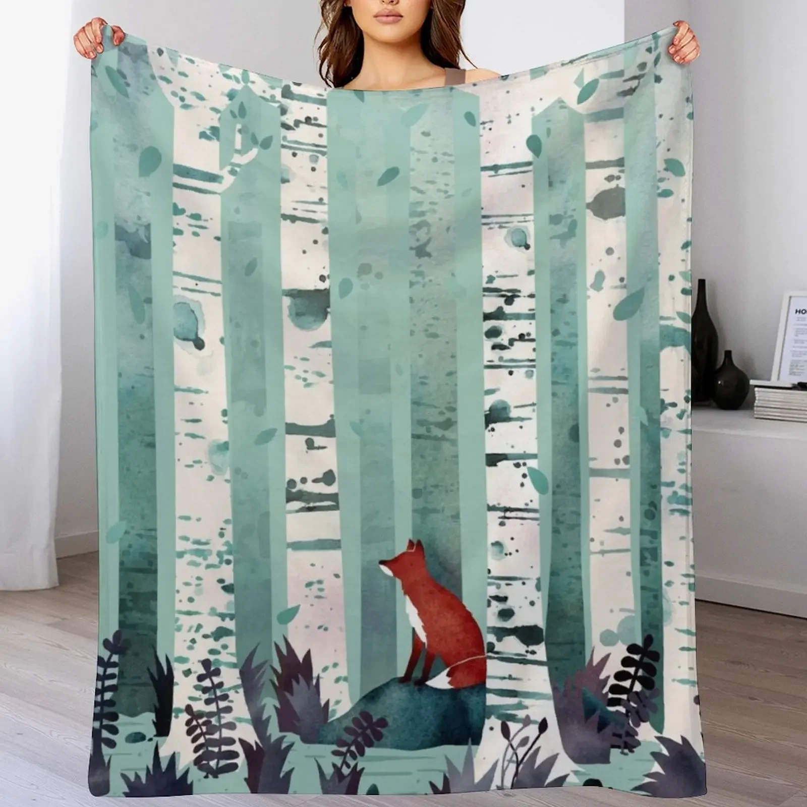 

The Birches Throw Blanket Fashion Sofas Blankets Sofas Of Decoration Travel Bed Blankets