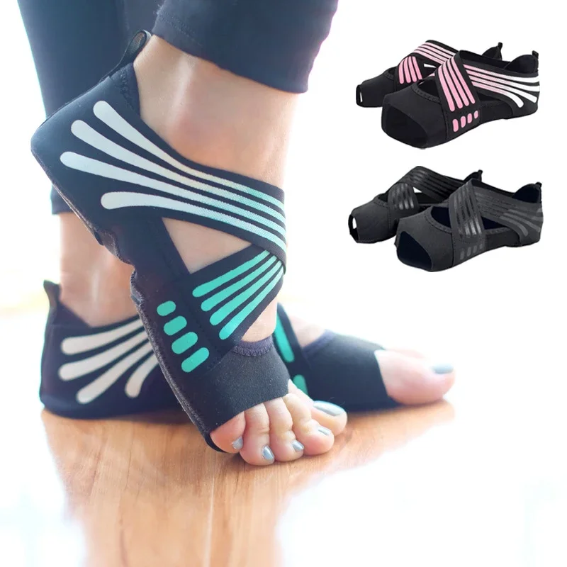 

Pilates Shoes Delicate Fitness Accessories Good Slip Resistance Women Two Toe Yoga Socks for Dance Dance Shoes Ballet Shoes