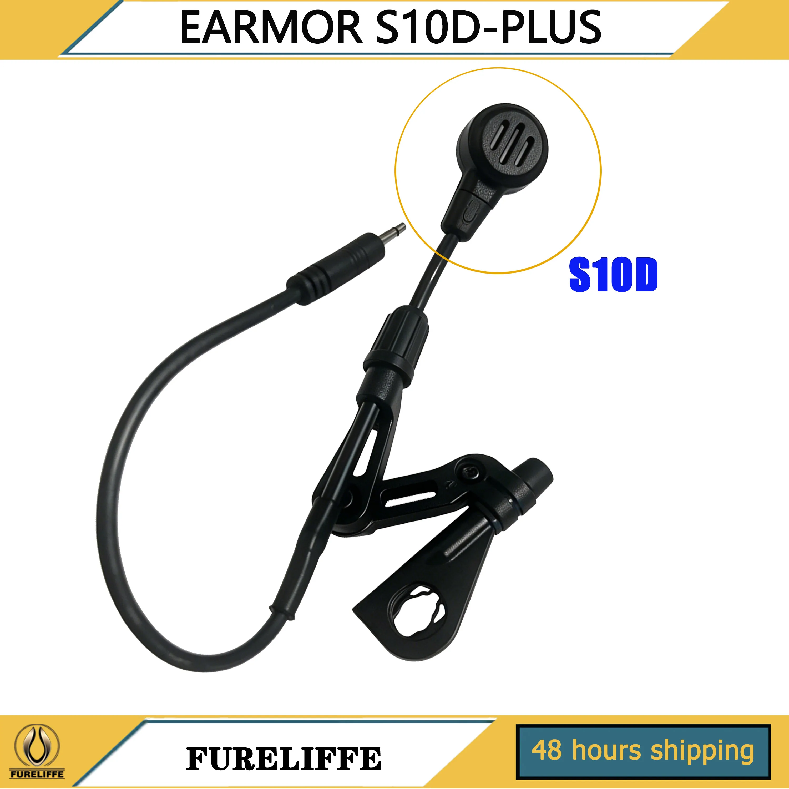 

EARMOR S10D, тактический консольный микрофон EARMOR, съемный электронный микрофон для охоты, страйкбола, стрельбы и тренировок