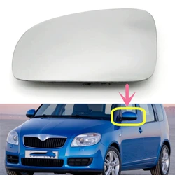 For Skoda Fabia MK2 Roomster 2007 2008 2009 2010 2011 2012 2013 2014 2015 Car-Styling New Mirror Glass Heated Left Driver Side