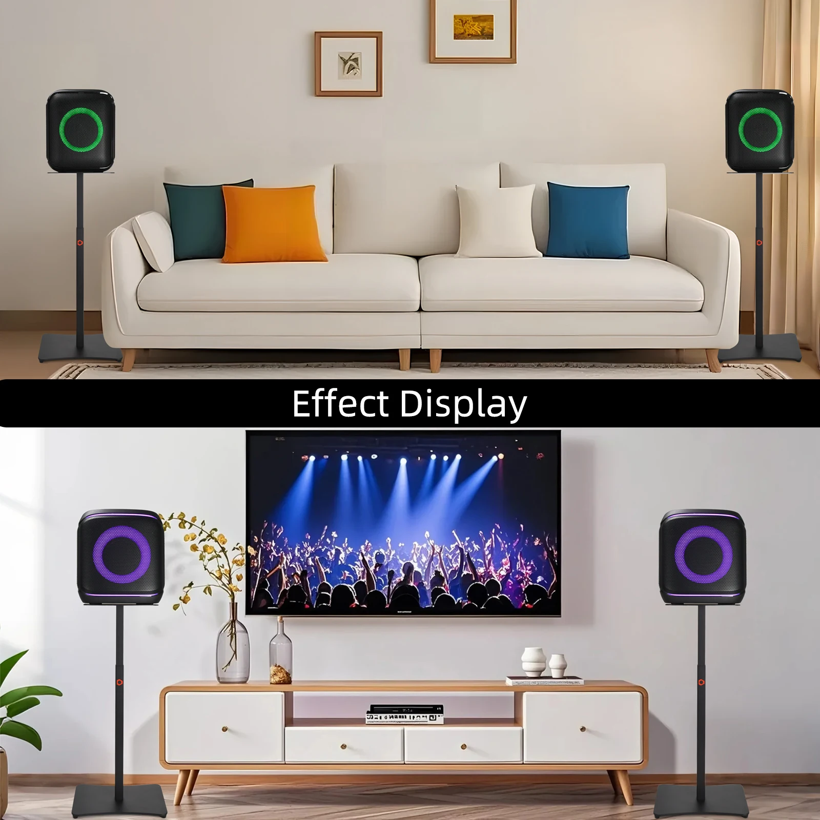 Подставка для динамика, регулируемая по высоте, напольная подставка для динамика, держатель кронштейна с винтами, напольная подставка для динамика для JBL PartyBox Encore 2/1