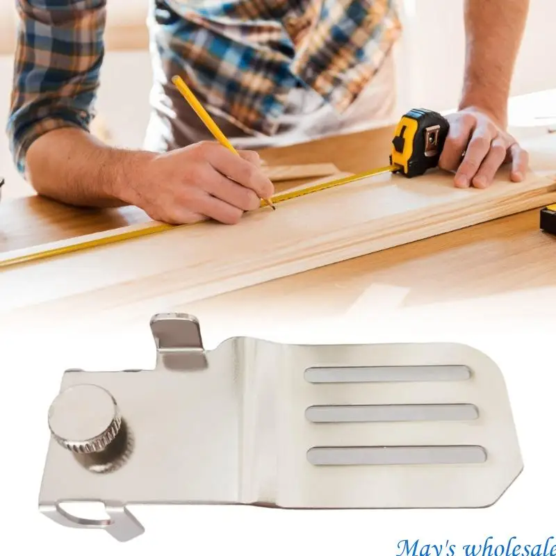 テープメジャーペンクリップホルダーテープメジャーマーカーツールテープ測定固定クリップ448A