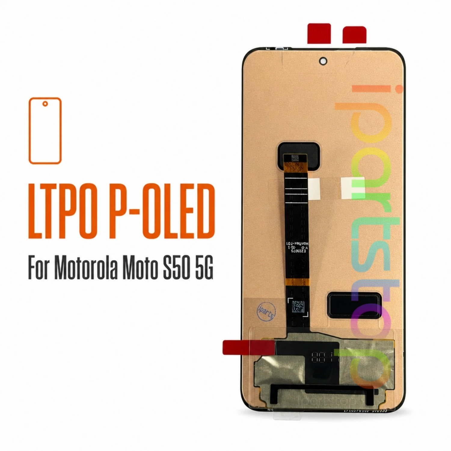iParts Replacement Display for Motorola Moto S50 5G XT2309-5 XT2409-3 120Hz LTPO P-OLED Touch Screen Assembly OEM Repair Parts