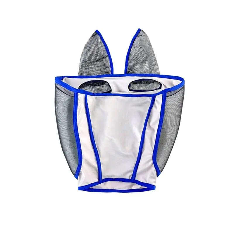 

Маска от мух для лошадей HOES-Horse Fly Mask с УФ-защитой, мелкоячеистая, регулируемая, дышащая, с защитой ушей, суперкомфортная.