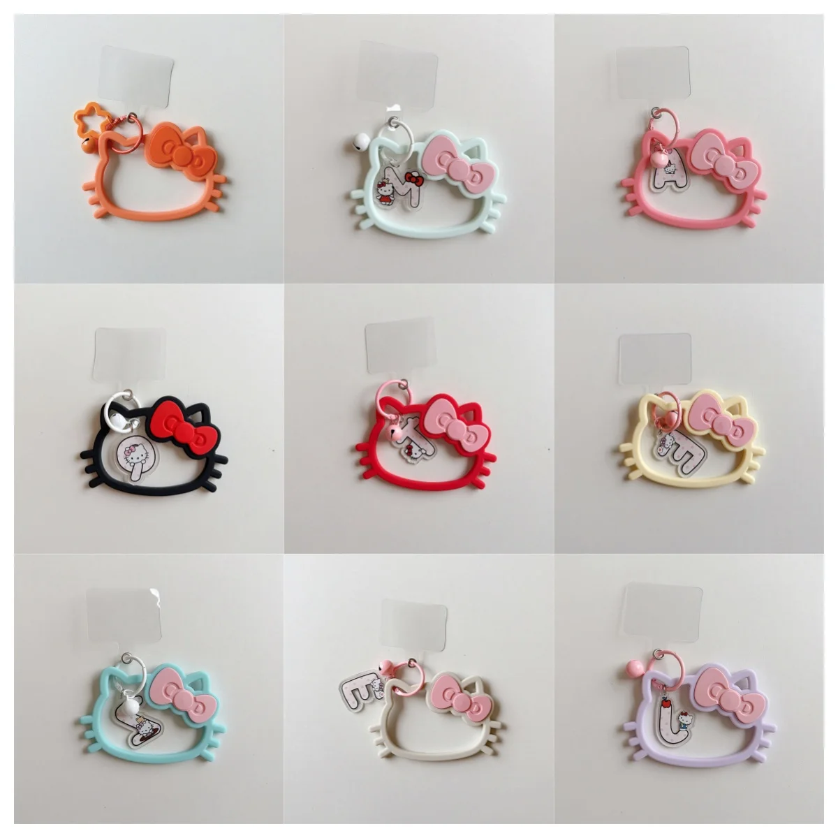 Cartoon Hello Kitty Handy-Handschlaufe aus Silikon, Anti-Verlust-Lanyard, Schlüsselanhänger, Taschenanhänger für iPhone, Samsung und alle Handys