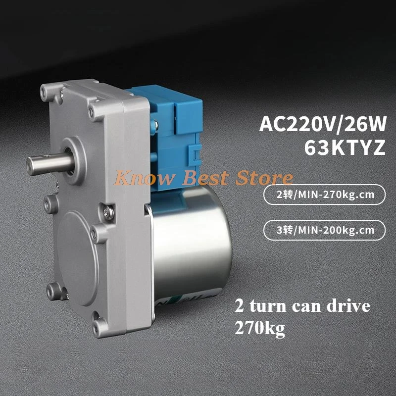 1PCS 220V Small Slow-Speed High-Torque Reduction Motor for Particle Heating Furnace Low Speed Feeder Synchronous Motor