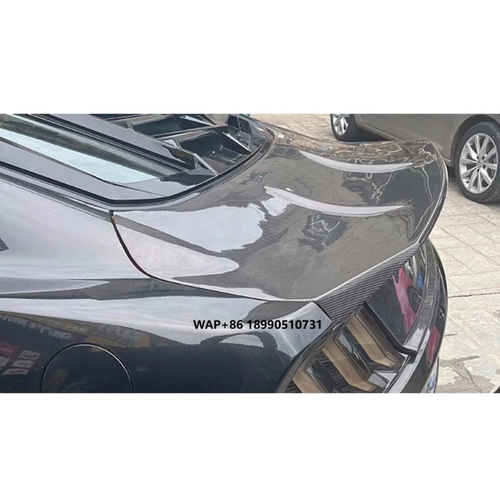 

New Style Carbon Fiber Rear Trunk Lid Boot Lid Fit for Ford Mustang Car Trunk Body Kit High Quality Fitment