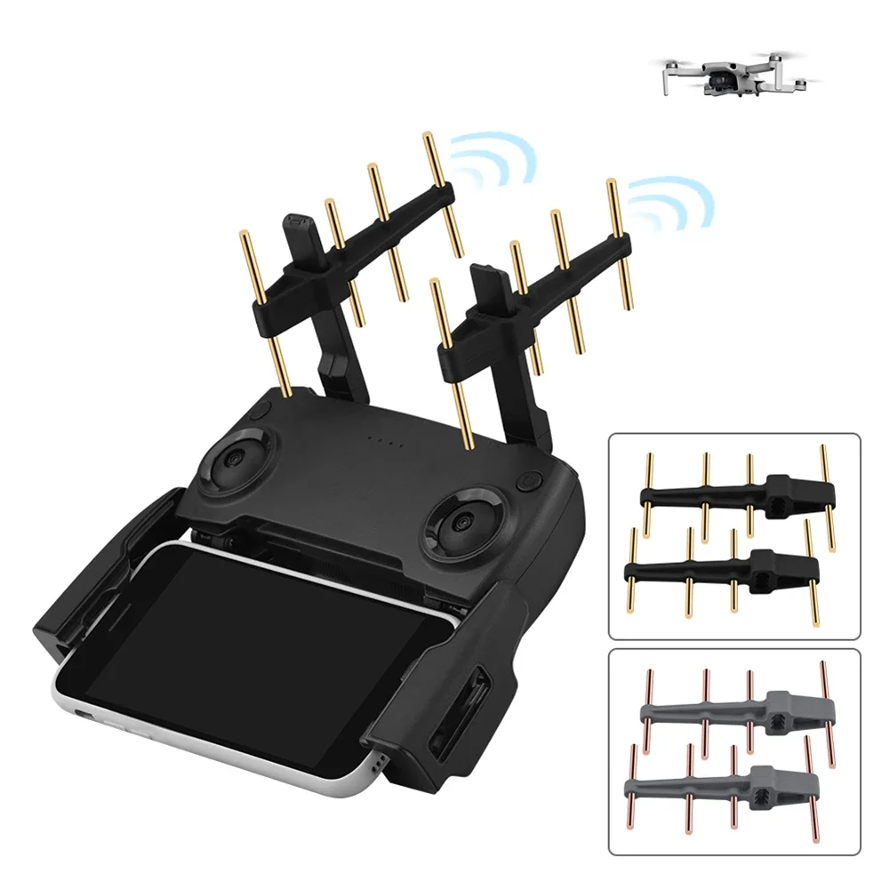 Antenna for DJI Mavic 2/Mini/Pro Phantom 4 Pro 2.4Ghz Remote Control Yagi Antenna Booster Signal Range Extender Amplifier