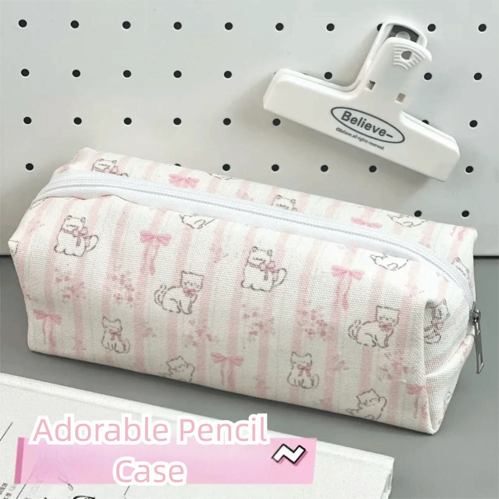 عالية الجودة القوس القط القلم حقيبة سعة كبيرة متعددة الوظائف مقلمة حقيبة التخزين هدية