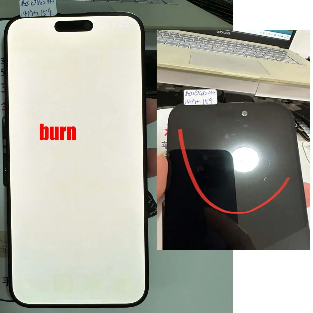 高品質欠陥 iPhone 14 Pro Max LCD ディスプレイ画面の交換 iPhone