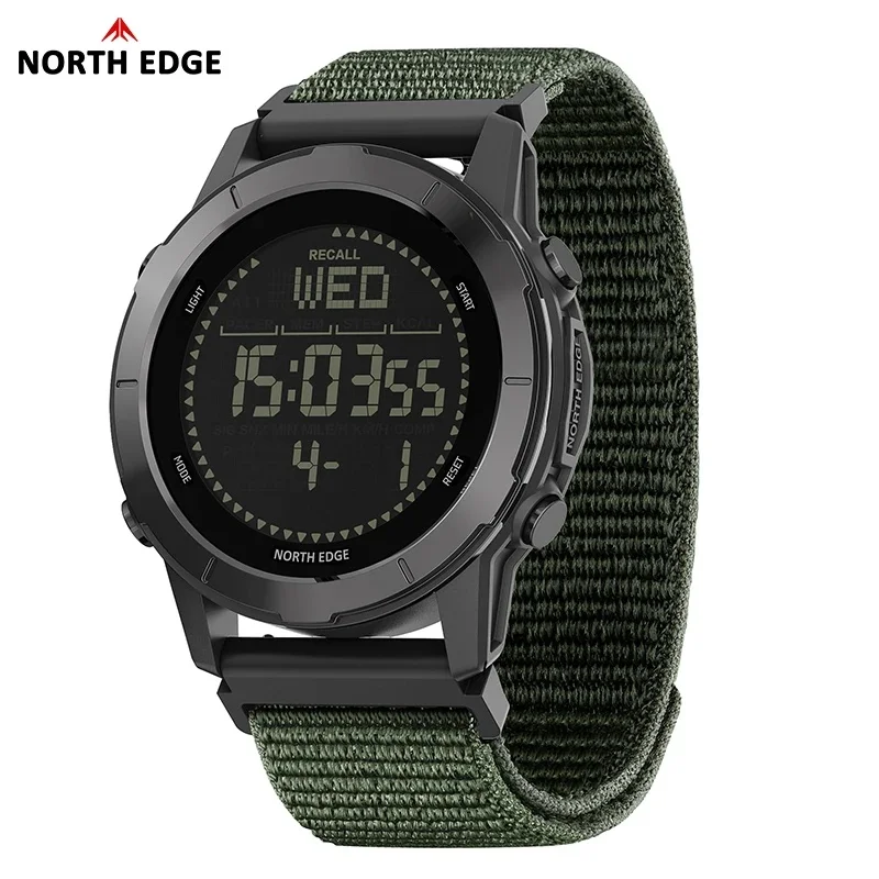 NORTH EDGE LITECORE Men's & Women's Digital Sport Watch, Super Lightweight Wristwatch with Compass and Pedometer, 50M Water Resi