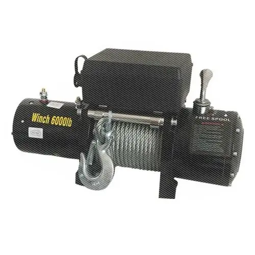 12000 Lbs 12v 24v 4wd Off Road 4x4 Car Electric Winch With Synthetic Rope