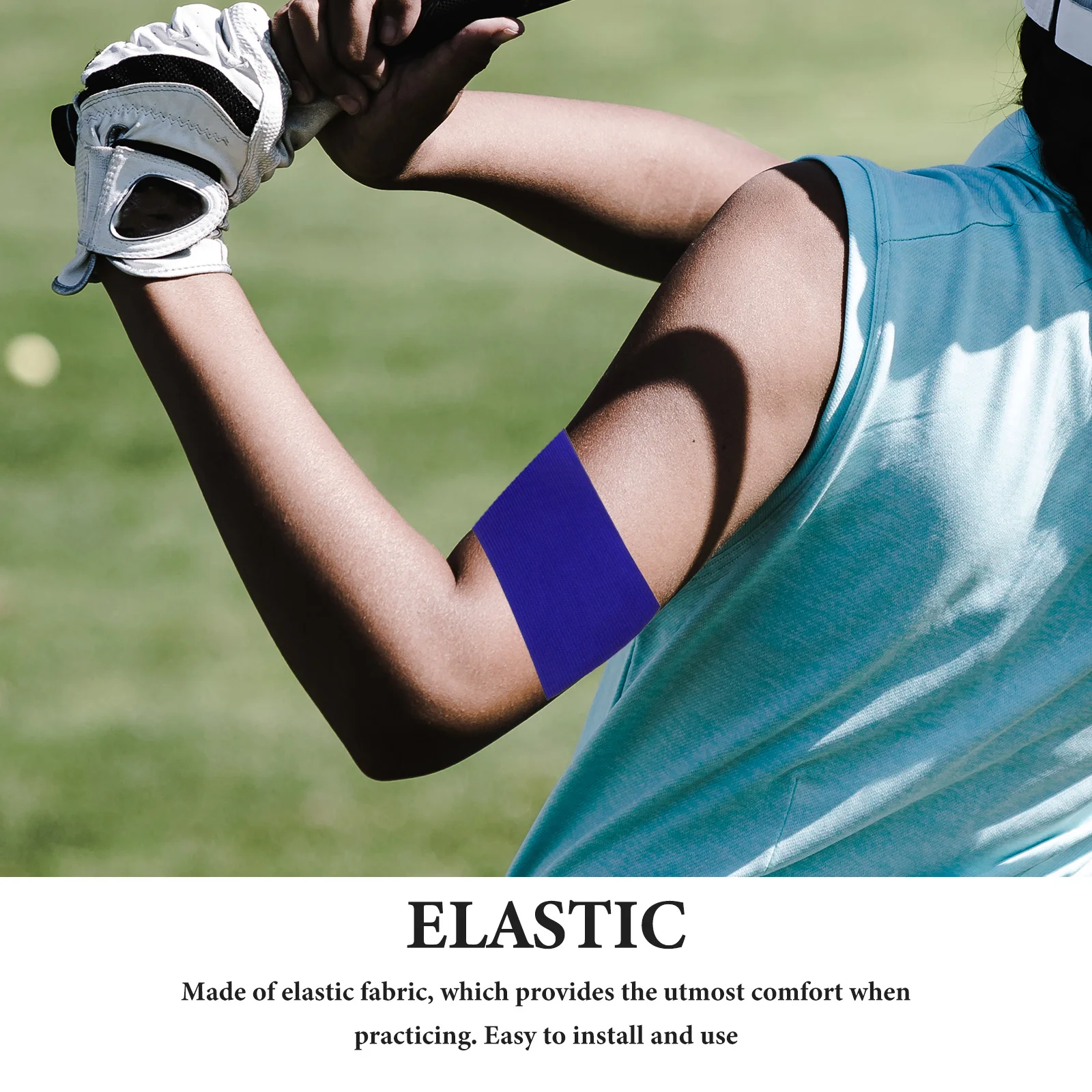 

Golfing Swing Correction Belt Blue Adjustable Arm Posture Corrector Beginner Aid Training B H Movement Support