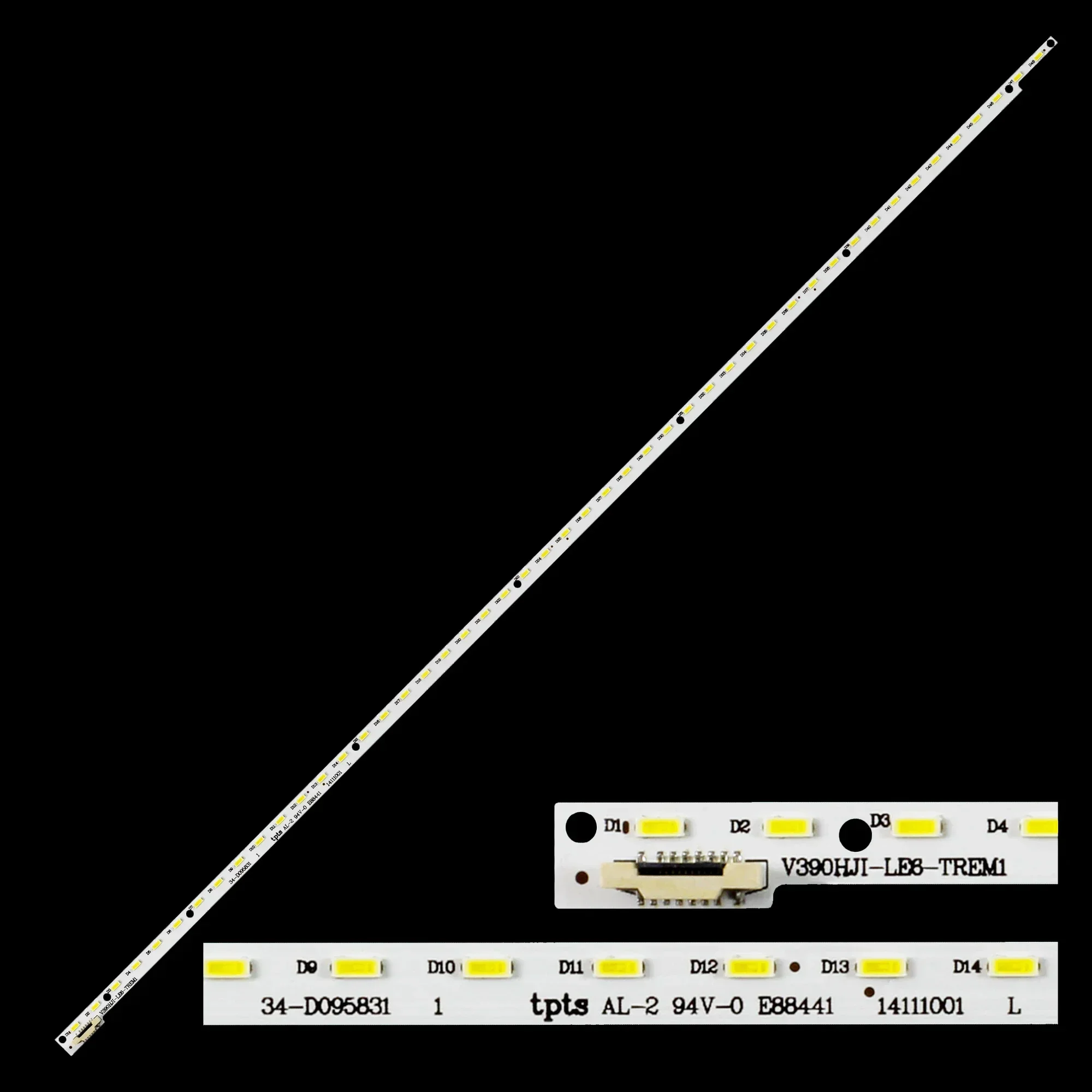 Лента светодиодной подсветки для TC-39AS600X TC-39A400X TH-L39EM6K TC-39A400U TX-L39EM6E TX-L39EM5B V390HJ1-LE6-TREW1