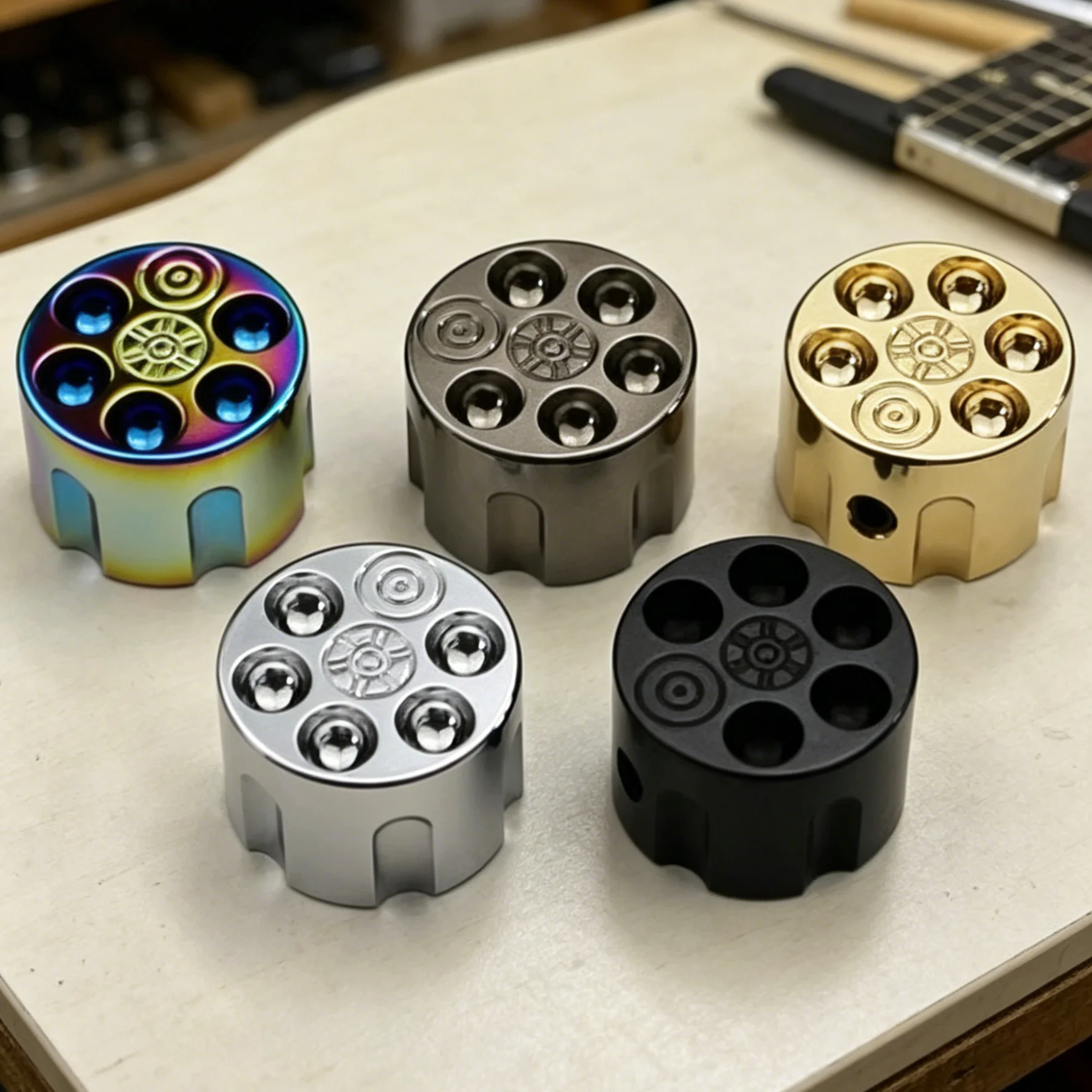 1 Piece Zinc Alloy Potentiometer High-grade knob Inner Diameter 6MM In Five colors
