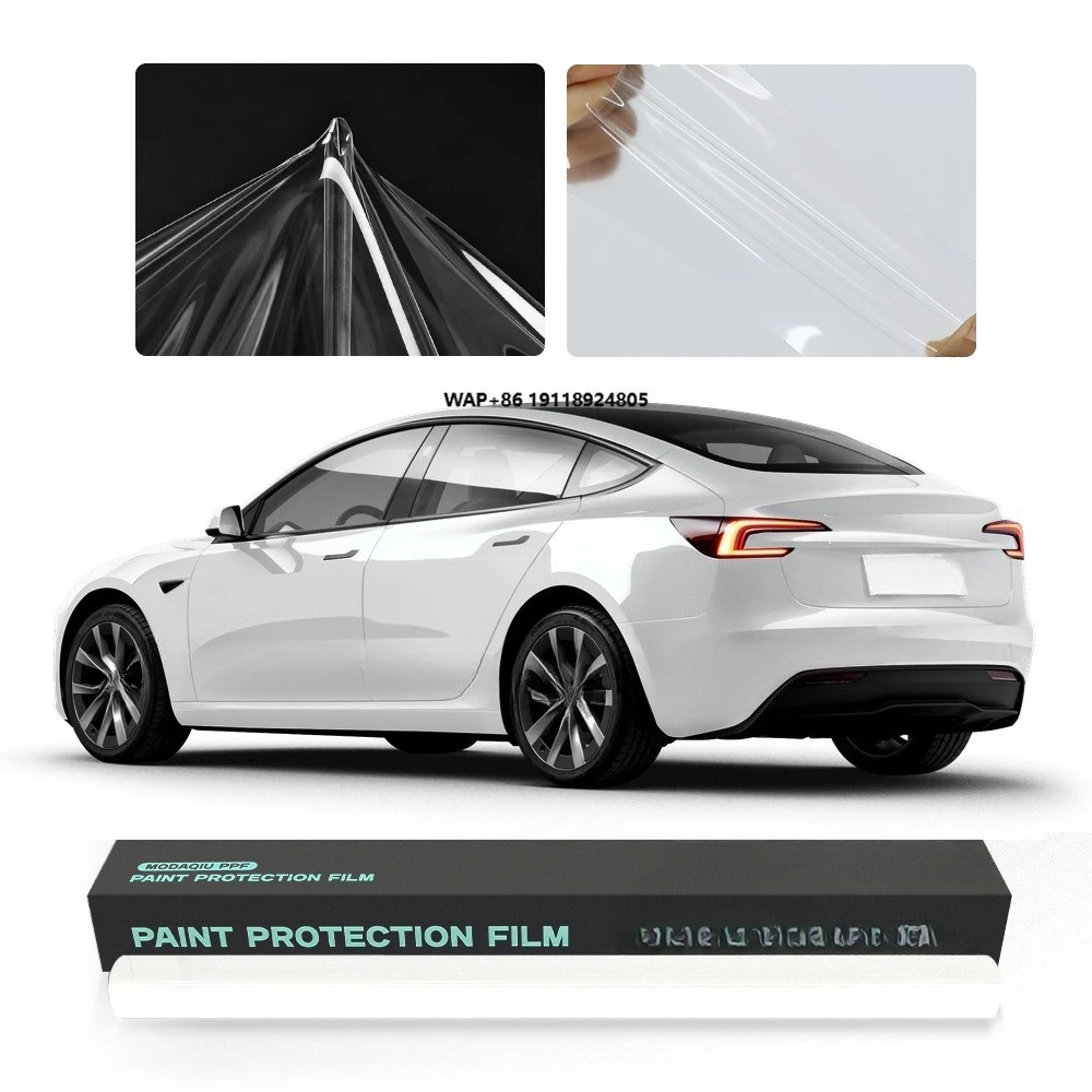 1.52*15 Meter TPU 6.5mil 7.5mil 8.5mil 10mil PPF Gloss clear Protective Plastic Film for Cars Color Tpu Ppf