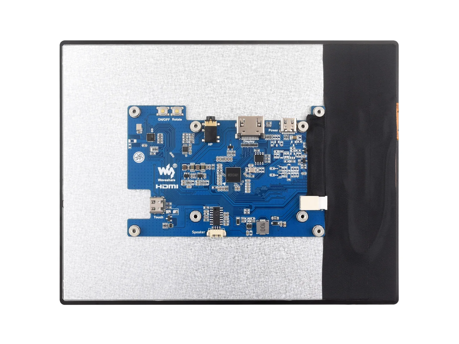 8inch Capacitive Touch Display, 8inch Monitor, 768×1024, Toughened Glass Panel, HDMI Interface, IPS Panel, 10-Point Touch