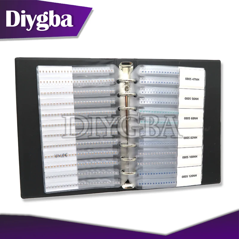 

30/33/42/35Value 0402 0603 0805 Wire Wound SMD Ceramic Inductor Kit Chip Inductance Sample Book Assortment Sample Book