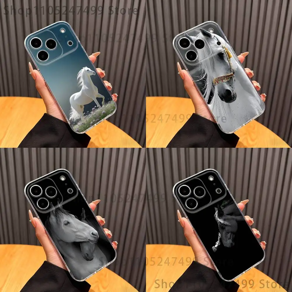 

Great Beauty Horse Phone Case For iPhone 17,16,11,15,13,14,12,Air,Mini,Plus,Pro,Max,Plus,E Clear Soft Shell