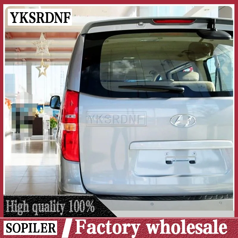 High Quality ABS Primer Unpainted Color Car Rear Lip Trunk Spoiler For Hyundai Starex H-1 Spoiler