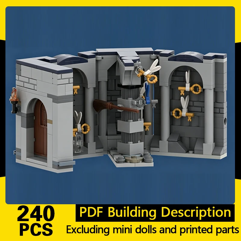 

Magical Movie Model MOC Building Bricks Room Of The Winged Keys Modular Technology Gifts Holiday Assemble Children Toys Suit