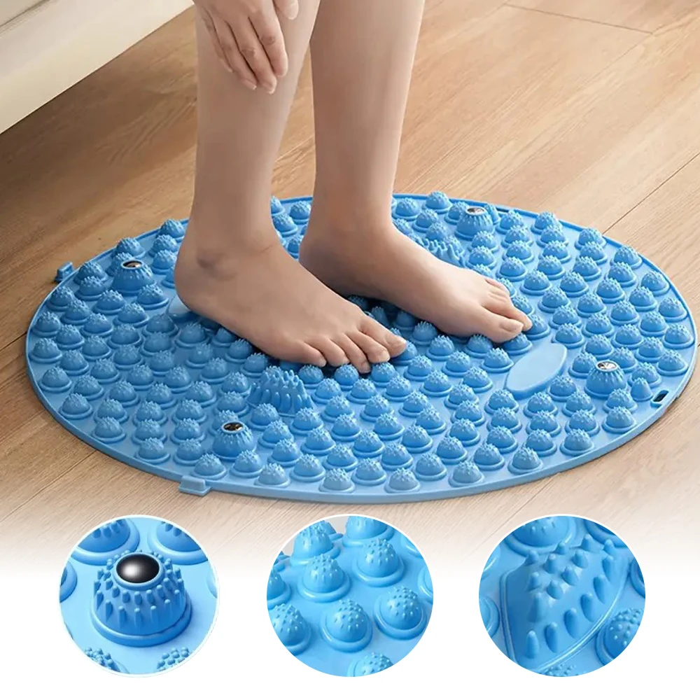 

Fingerpressure Board Magnetic Foot Massage Pad Acupressure Foot Mat Muscle Relaxation Gym Yoga Mats Physiotherapy Slimming Tools