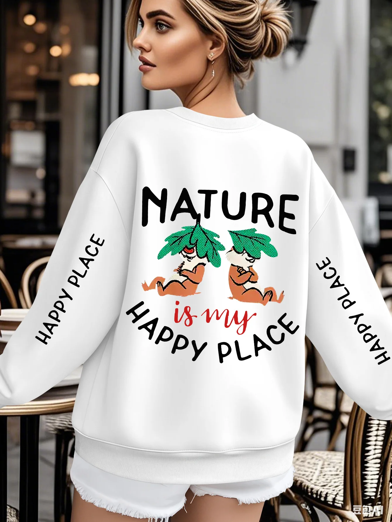 ديزني تشيب آند ديل الطبيعة هي بلدي سعيد البلوز هوديي الصوف النساء الرجال القطن الخريف بلوفر شتوي هودي المتضخم #2