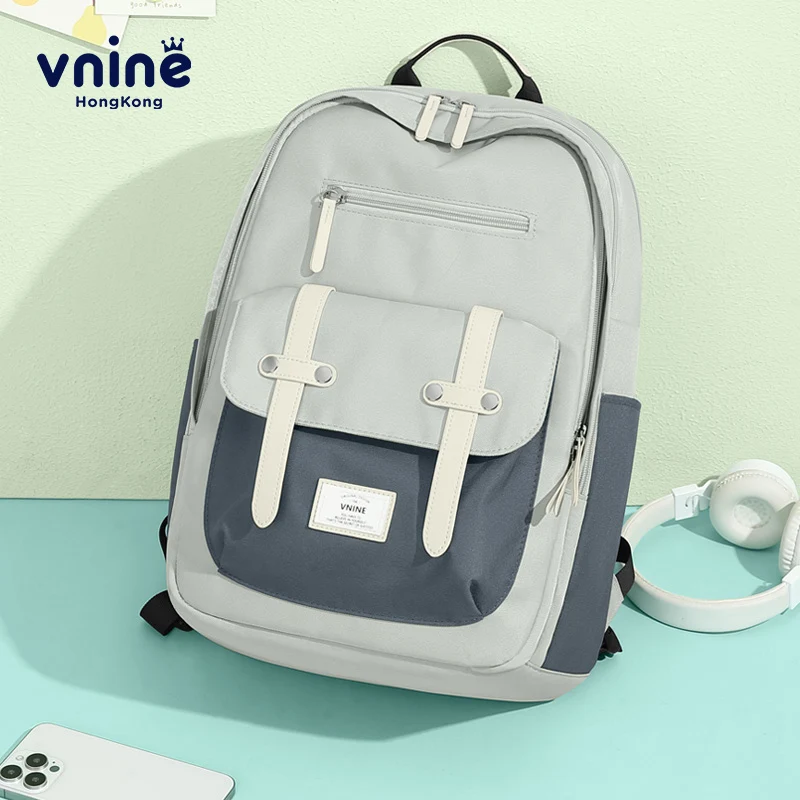 V.NINE Unisex Backpack Light Green Backpacks Aesthetic 15 6 inch Laptop Bag Pack Anti Theft Compartment Commuter Bags Couple