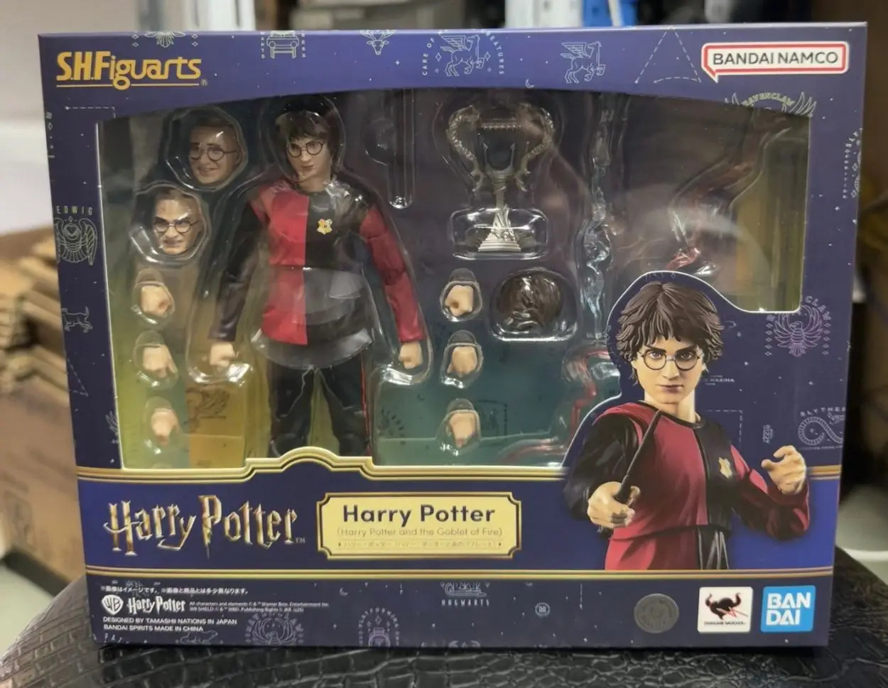 

Набор для сборки модели Кубка огня из серии Bandai S.H.Figuarts Harry Potter, оригинальная фигурка SHF Гарри Поттера из фильма, игрушка для мальчиков, подарок.