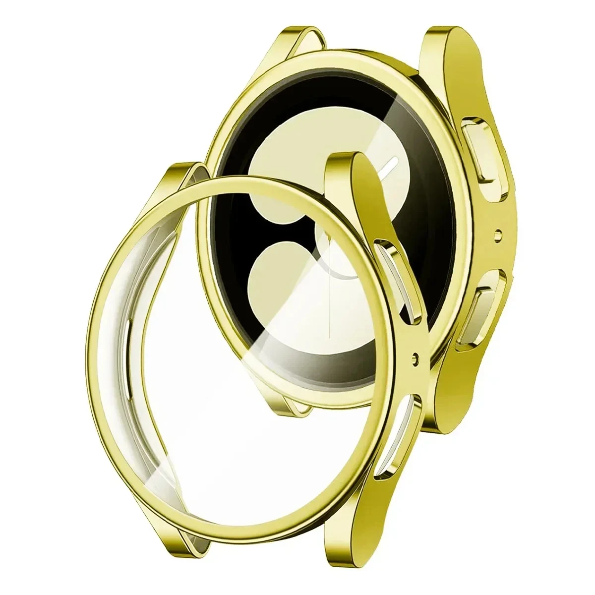 Защитный чехол для Samsung Galaxy Watch 4 5 6 7 40 мм 44 мм, чехол из ТПУ, бампер, защита экрана, полные аксессуары