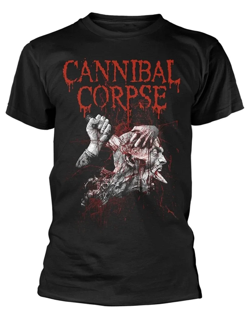 Gothic Rock Graphic T Shirts Heavy Metal Tops Hot Topics Cannibal Corpse Torn Apart T-Shirt Casual Loose Print Cottpn Tee Unisex