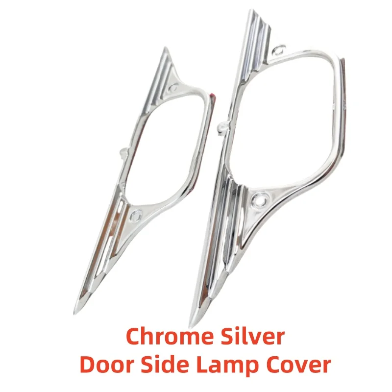 

For Toyota Hilux Vigo AN10 AN20 AN30 2008 2012 2014 Car ABS Chrome Accessories Plated Door Side Lamp Covers Trim Paste Style