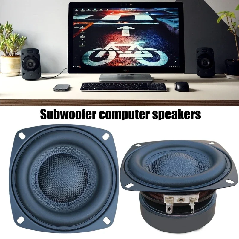 4inch Woofer Speakers 40W Loudspeaker Large High Sensitivity Low Bass Sound Output for Home Theater