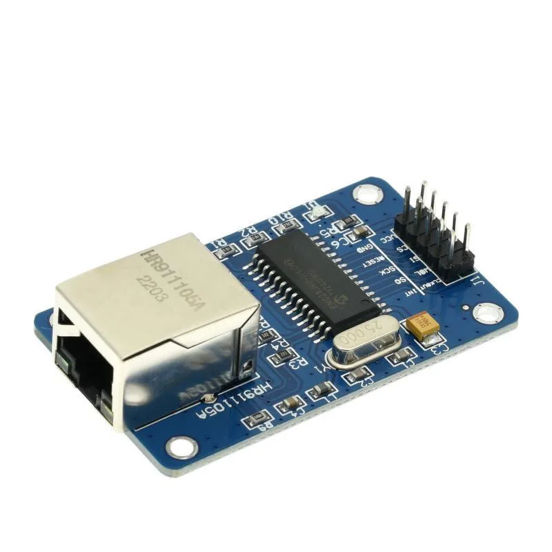 ENC28J60 Ethernet LAN-Netzwerkmodul SPI-Schnittstelle Webserver-Entwicklungsboard für MCU 3.3V – Detail 2