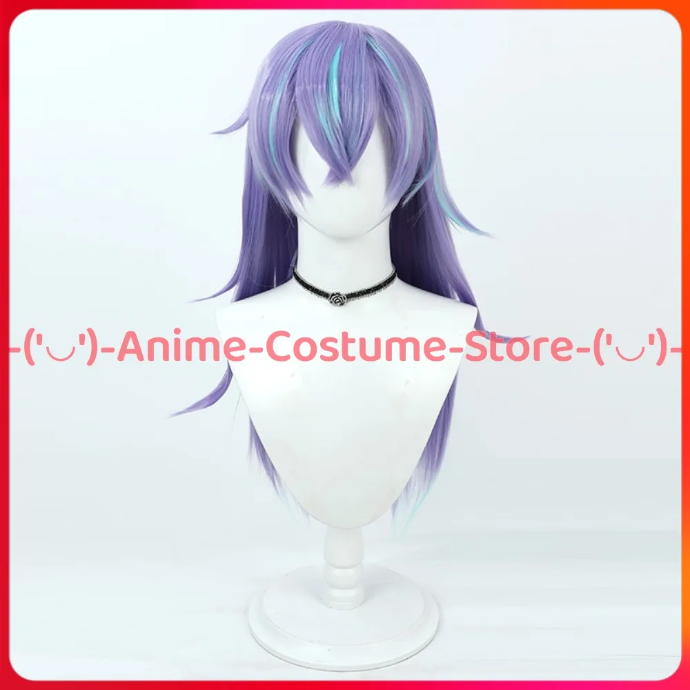 NIJISANJI VTuber Hoshishirube Aki Cosplay Wig Anime Game Character Halloween Party Costume Wigs Heat Resistant Synthetic Hair