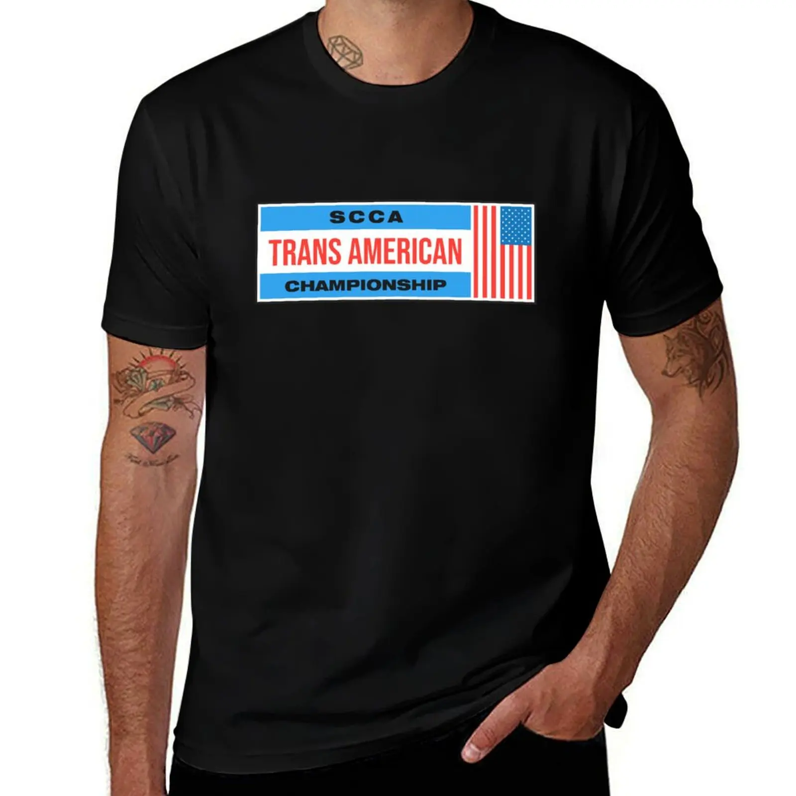 

Trans American Championship T-Shirt quick-drying custom t shirt valentines clothes oversized t shirts for men
